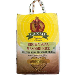 Laxmi Brown Sona Masoori RIce 10lb