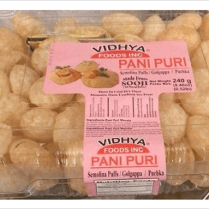 Vidhya Foods Pani Puri 260g